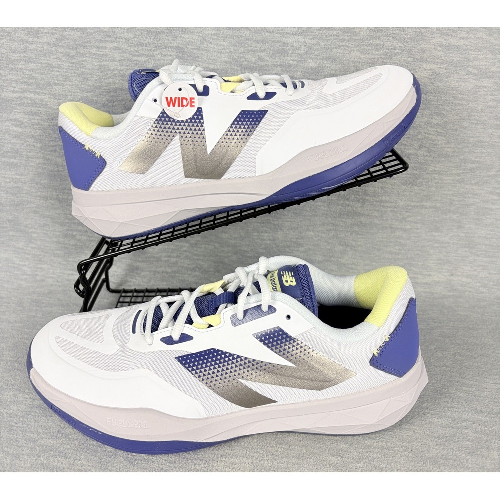 New Balance FuelCell 796v4 Pickleball Sneakers Womens 10.5 W White Blue Tennis